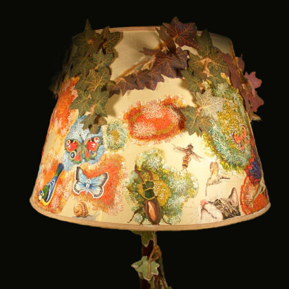 Boho Nature Lampshade - Lichen (Detail 5)