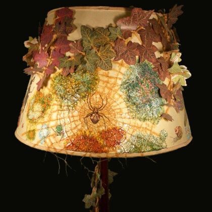 Boho Nature Lampshade - Lichen (Detail 6)