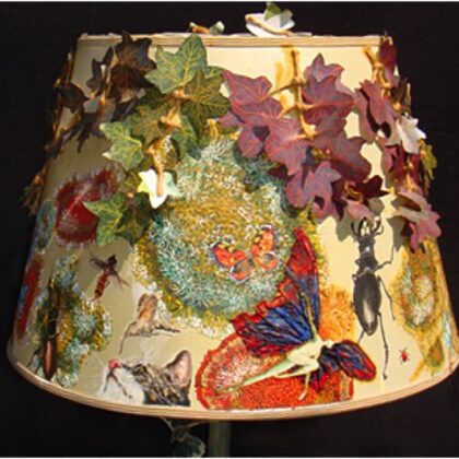 Boho Nature Lampshade Lichen (Detail 1)