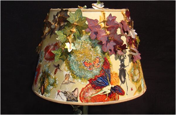 Boho Nature Lampshade Lichen (Detail 1)