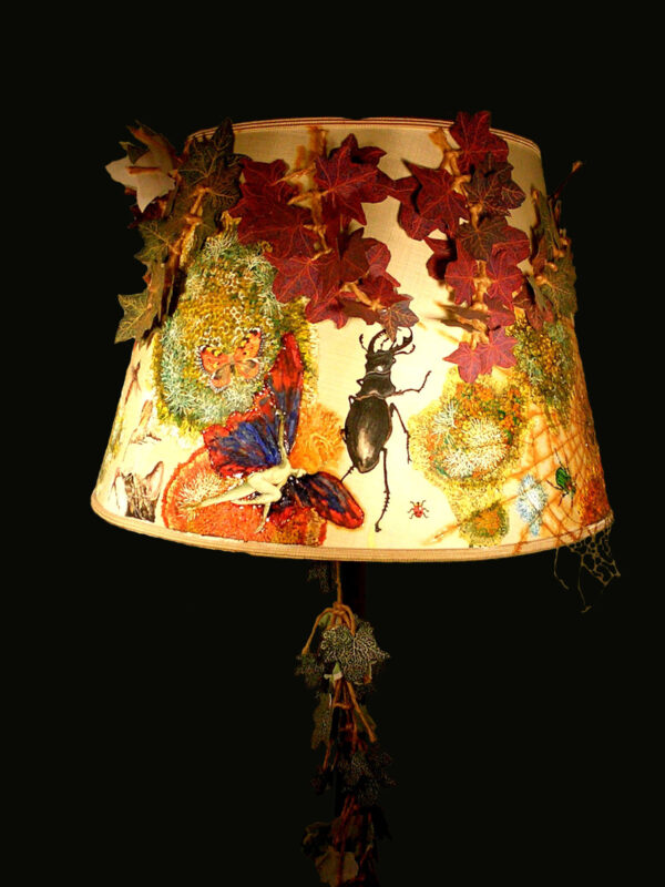 Boho Nature Lampshade - Lichen (Detail 3)