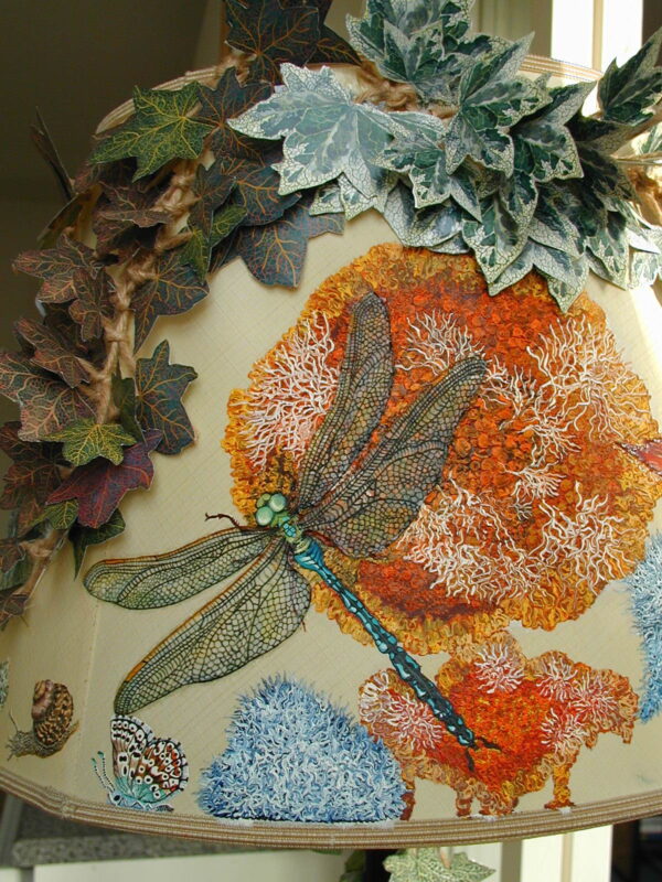 Boho Nature Lampshade - Lichen (Detail 4)