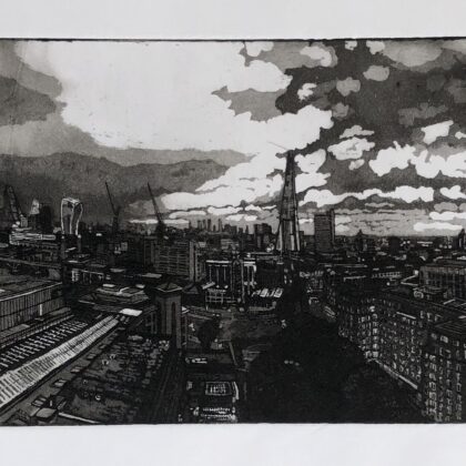 View Of London From Tate Modern (Black)